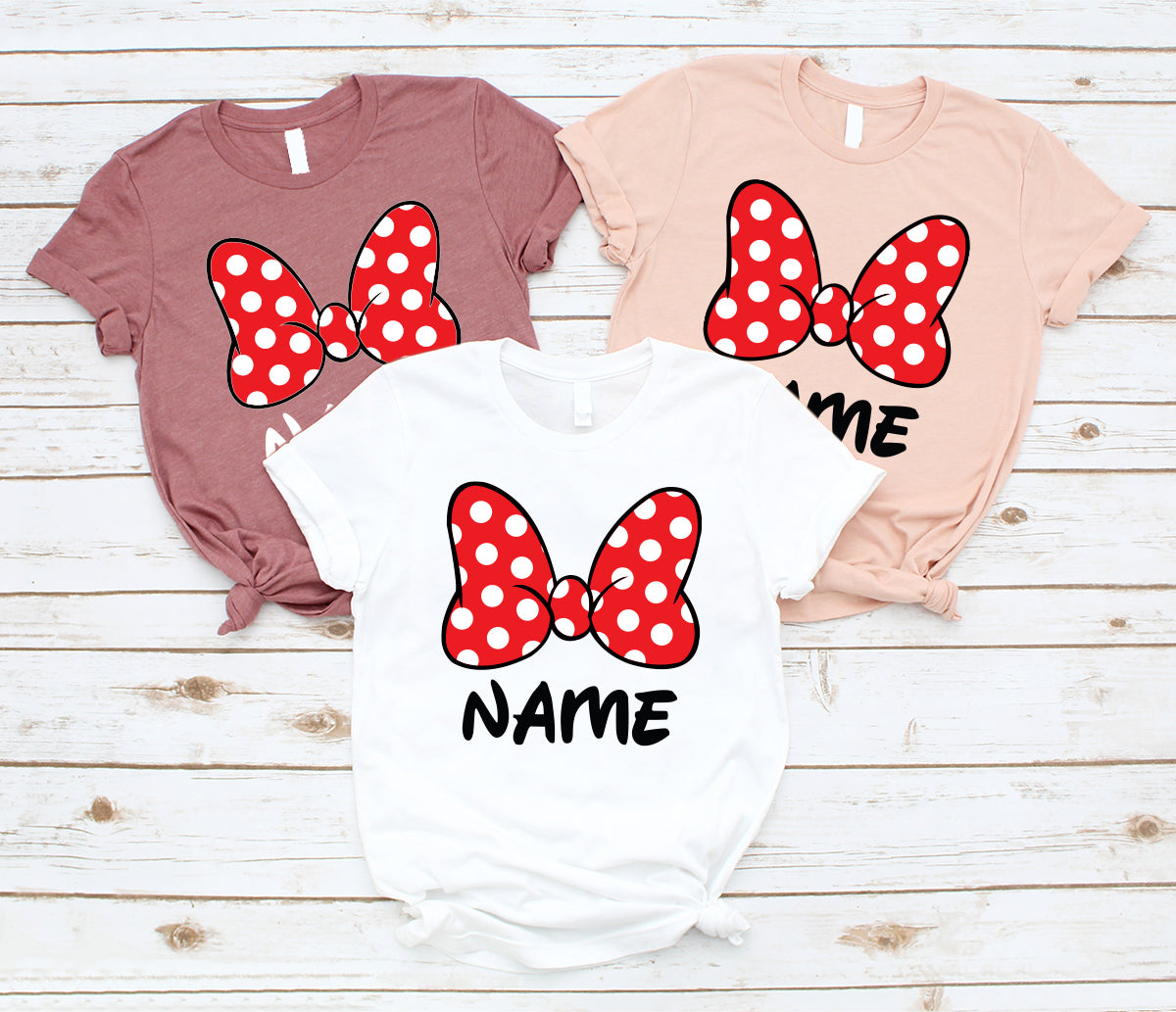 Custom Disney Family Trip Shirts, Christmas Disney Vacation Tees