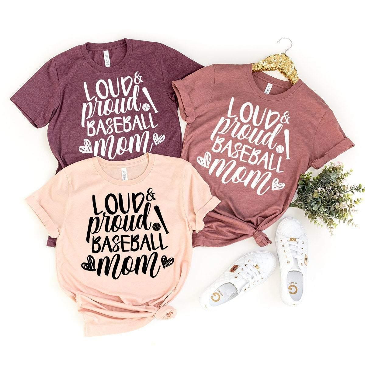 baseball mom gear Baseball Mom Life Shirt, Baseball Game Day Tee, Softball Mom Shirt