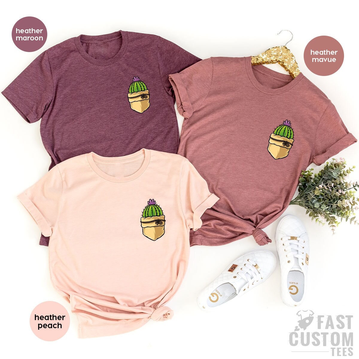 succulent t shirt Cactus Pocket Shirt, Desert Camping Shirts, Succulent T Shirt, Cute Ca – Fastdeliverytees.com