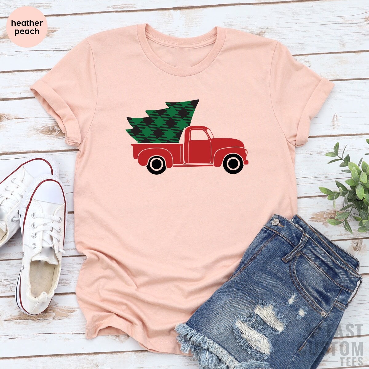 Christmas shirts with red truck sales