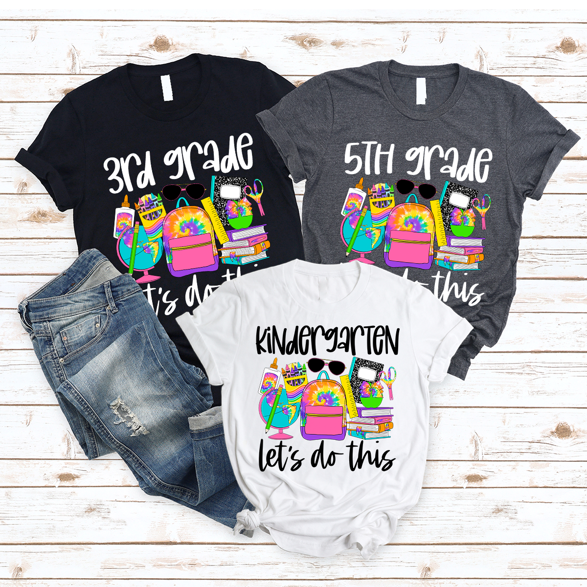 First Day of School Shirt, Back to School Gifts, Toddler Girl Clothing, Kindergarten Tshirt, Preschool Outfit, 1st Grade Kids T-Shirt