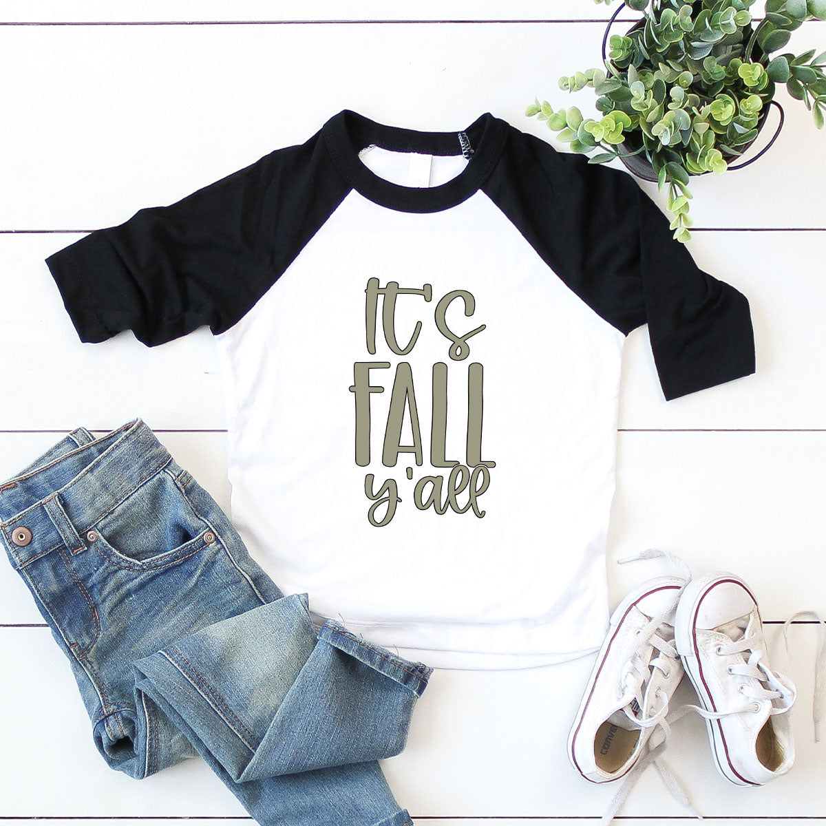 Fall Crewneck Sweatshirt, Its Fall Yall T-Shirt, Fall Gifts, Gifts for Her, Autumn Clothing, Thanksgiving Graphic Tees, Toddler T Shirt