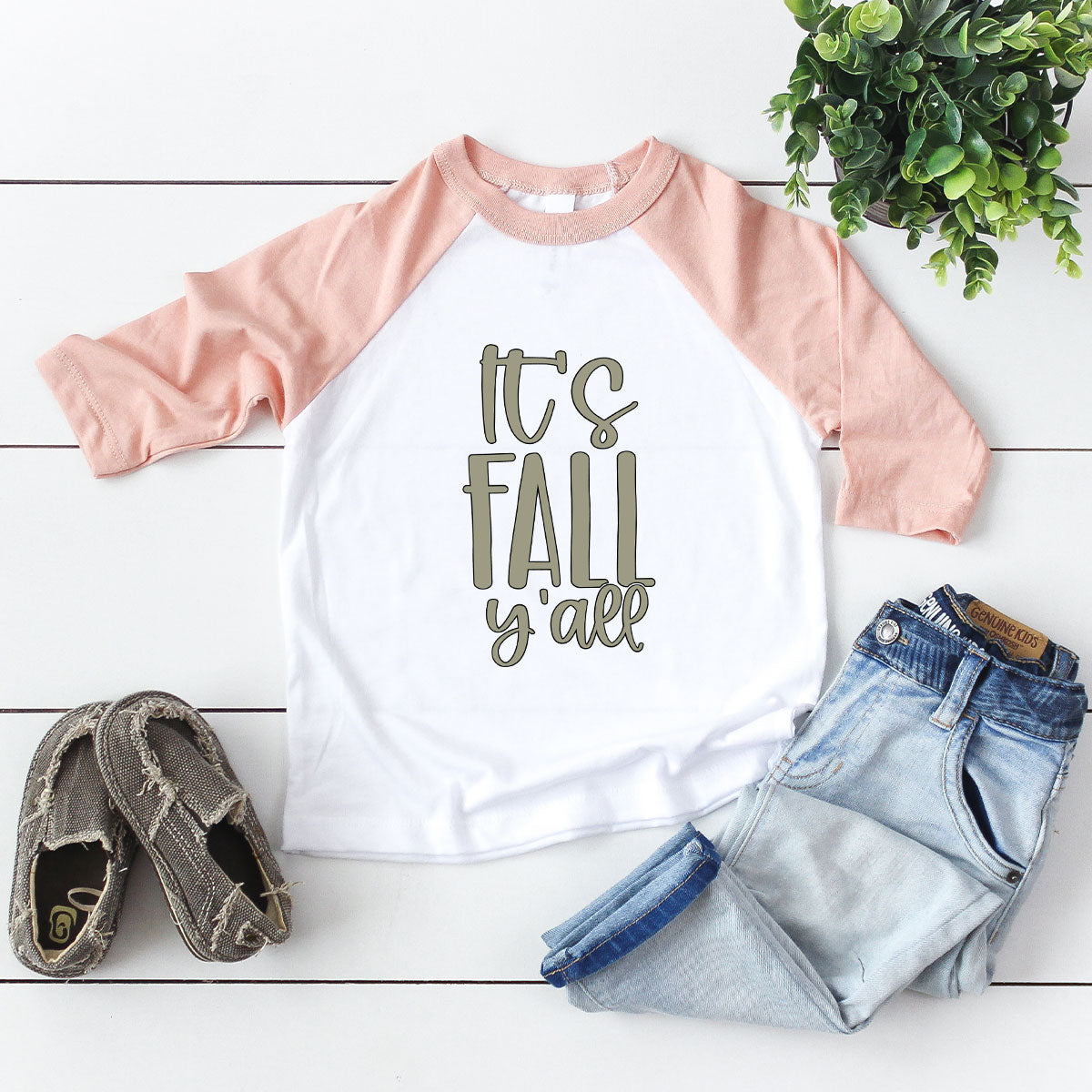 Fall Crewneck Sweatshirt, Its Fall Yall T-Shirt, Fall Gifts, Gifts for Her, Autumn Clothing, Thanksgiving Graphic Tees, Toddler T Shirt