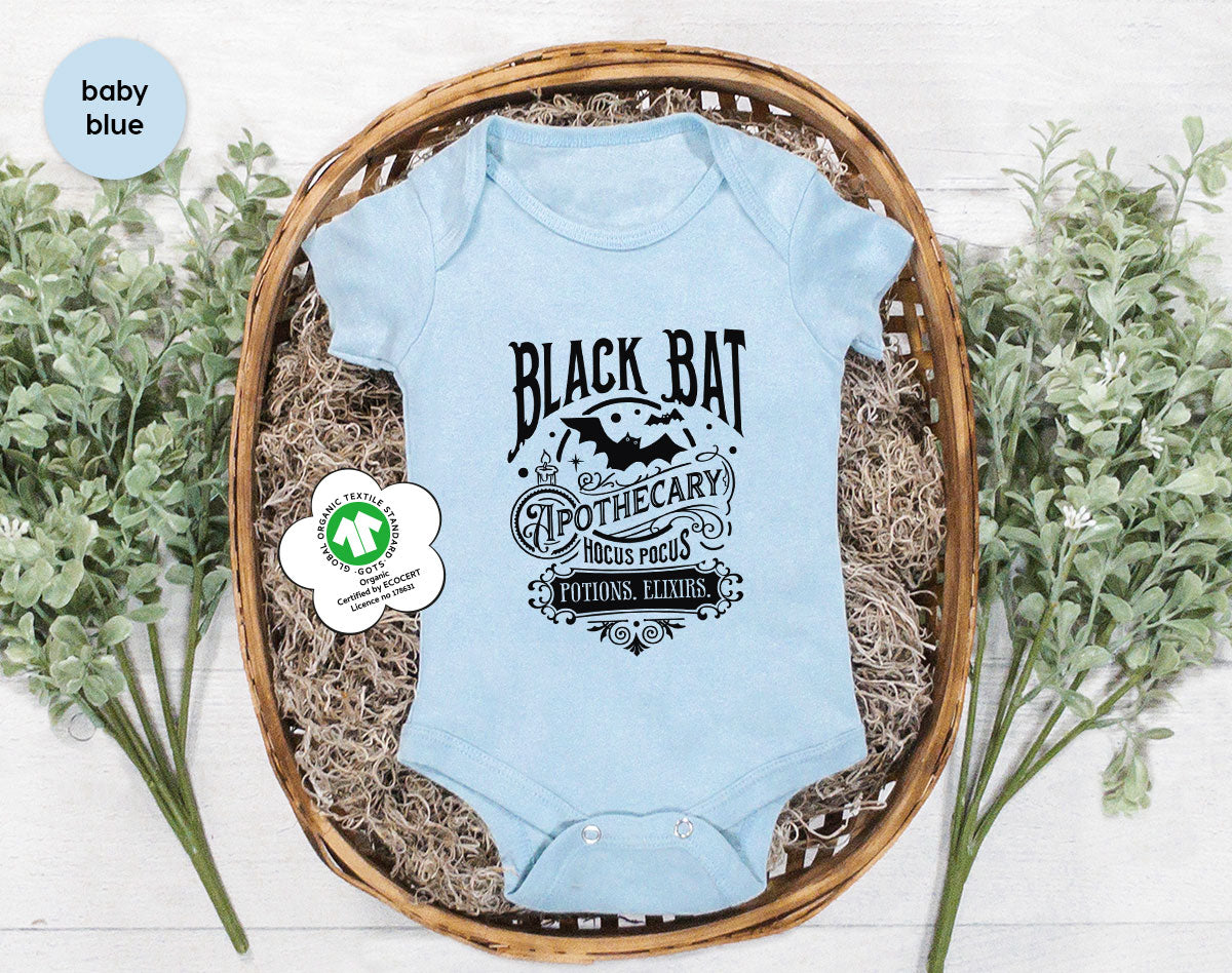 Funny Halloween Gifts, Bat Graphic Tees, Hocus Pocus Shirt, Spooky Season Tshirt, Apothecary Clothing, Women Vneck Shirts, Gift for Kids