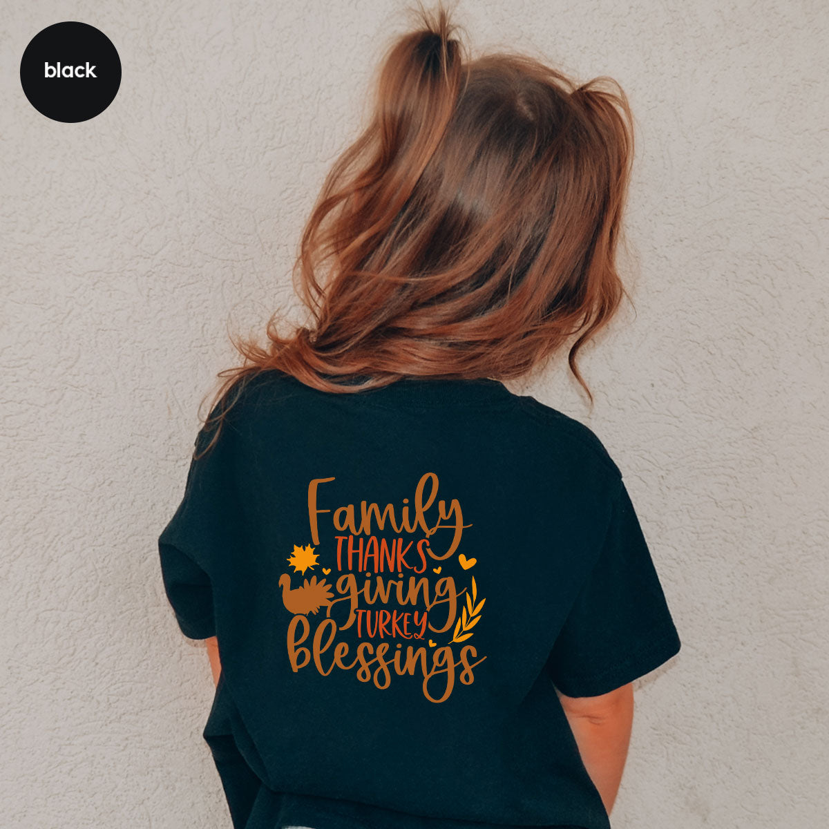 Family Thanksgiving Shirts, Gifts for Family, Autumn Crewneck Sweatshirt, Matching Family TShirts, Fall Vneck Tshirt, Turkey Graphic Tees