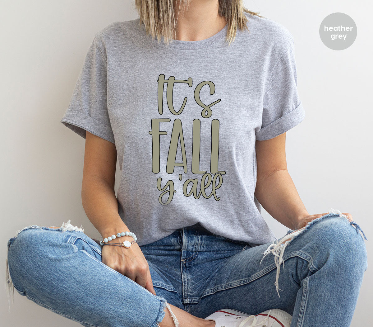 Fall Crewneck Sweatshirt, Its Fall Yall T-Shirt, Fall Gifts, Gifts for Her, Autumn Clothing, Thanksgiving Graphic Tees, Toddler T Shirt