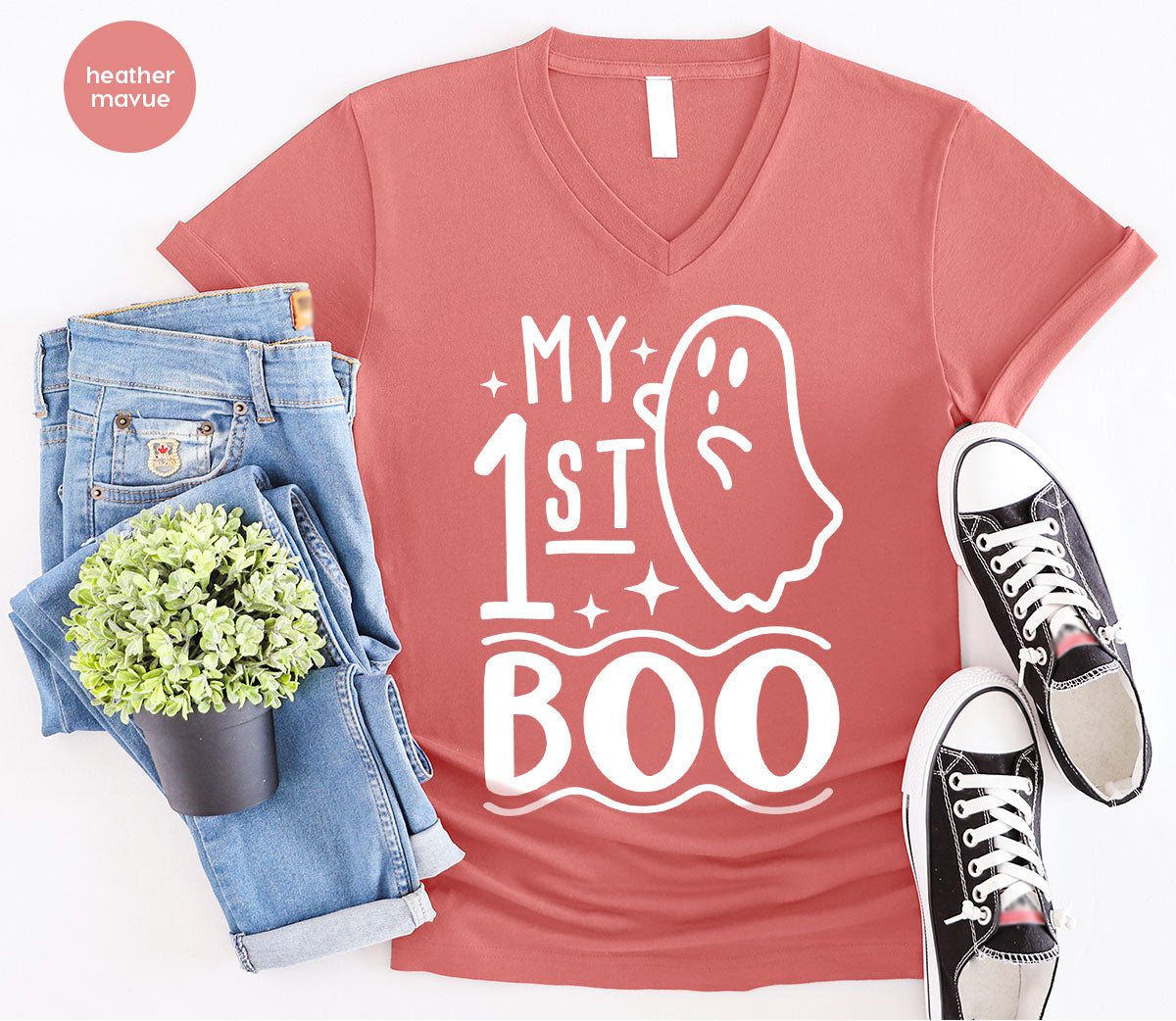 Halloween Baby Onesie®, Ghost Baby Clothes, Halloween Newborn Gifts, Spooky Season Kids Shirts, My First Boo T-Shirt, Baby Boy Bodysuit