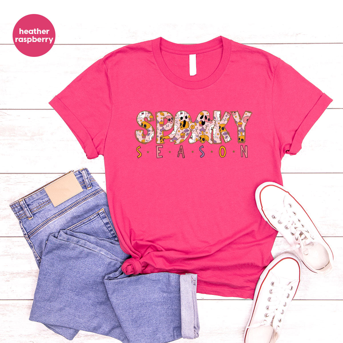 Ghost Graphic Tees, Cute Kid Halloween Shirt, Spooky Shirt
