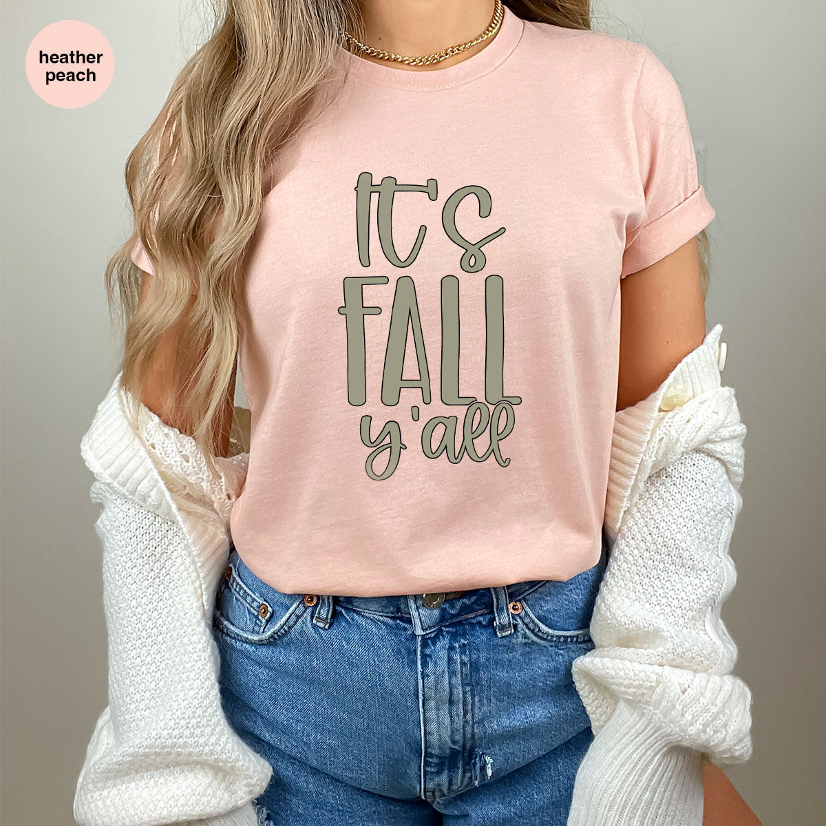 Fall Crewneck Sweatshirt, Its Fall Yall T-Shirt, Fall Gifts, Gifts for Her, Autumn Clothing, Thanksgiving Graphic Tees, Toddler T Shirt