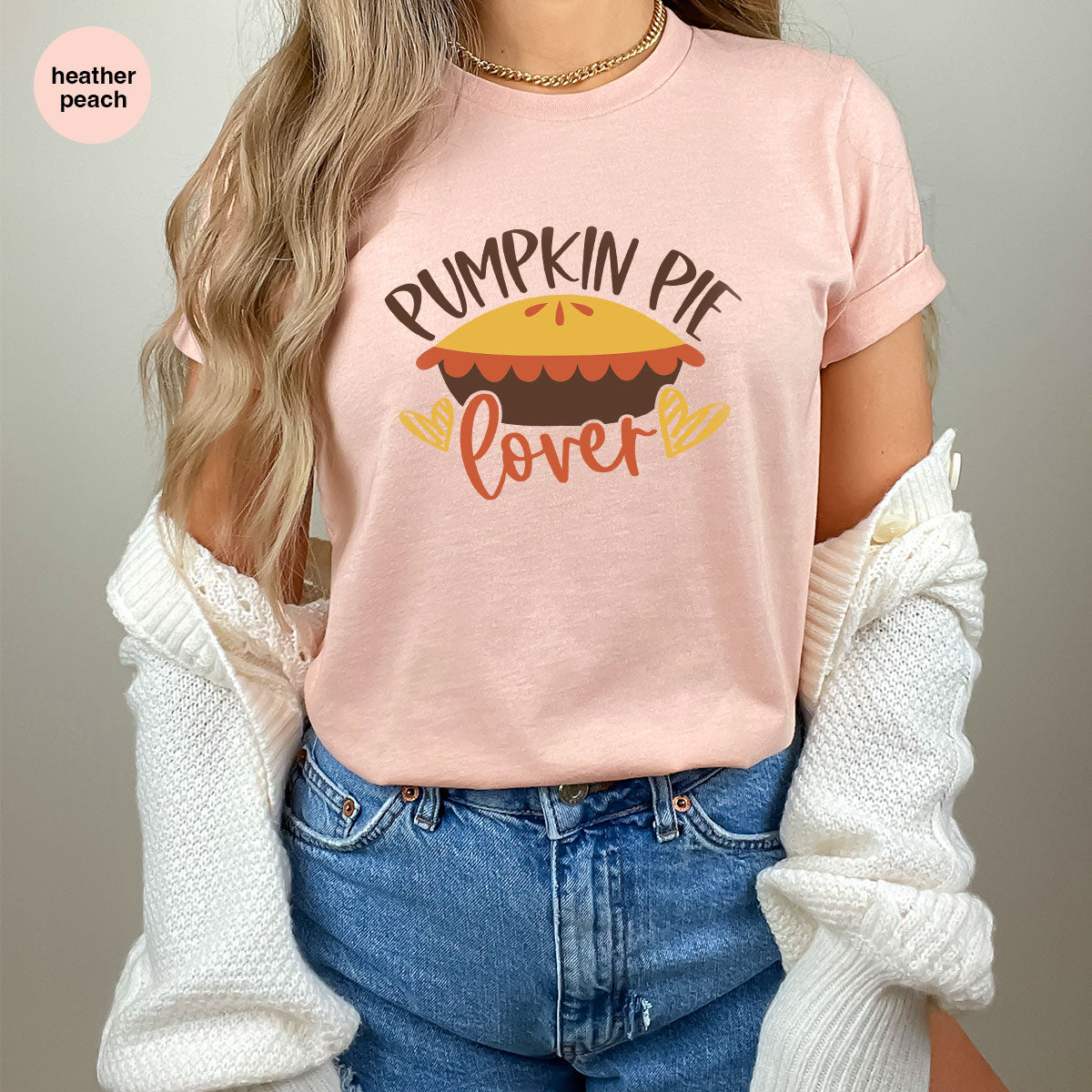 Kids Thanksgiving Shirts, Pumpkin Pie Graphic Tees, Gift for Her, Fall Crewneck Sweatshirt, Cute Toddler Clothes, Autumn Vneck T-Shirt