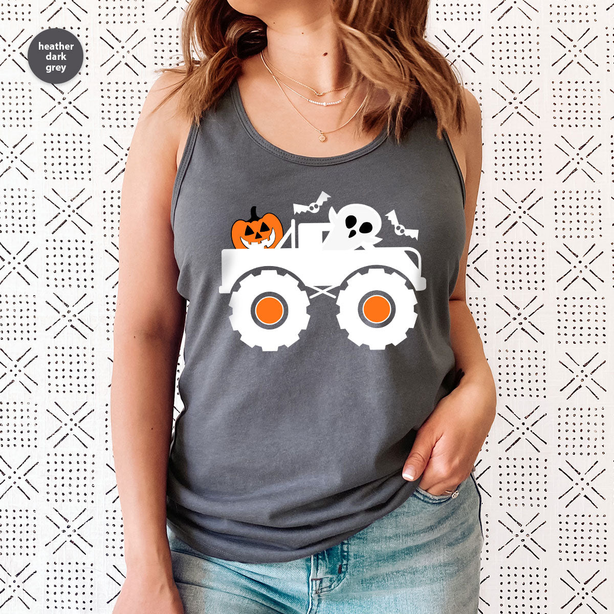 Kids Halloween Shirt, Halloween Gifts, Boys Truck T-Shirt, Ghost Outfit, Pumpkin Graphic Tees, Spooky Season Gifts, Toddler Clothes