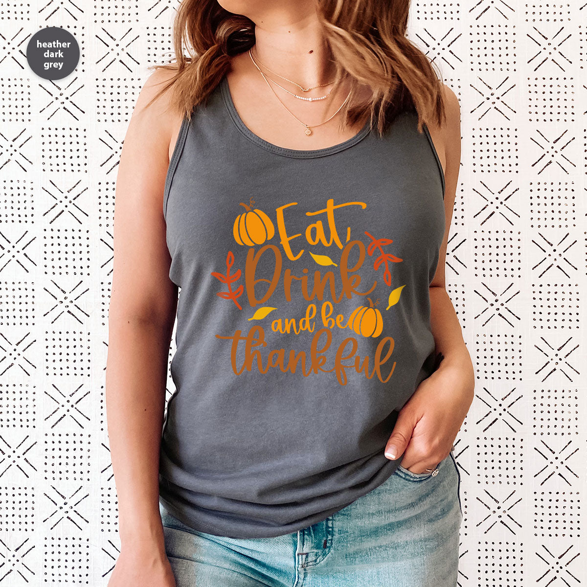 Cute Pumpkin T-Shirt, Fall Graphic Tees, Thankful Gifts, Thanksgiving Outfits, Autumn Crewneck Sweatshirt, Fall Leaves Vneck Shirt