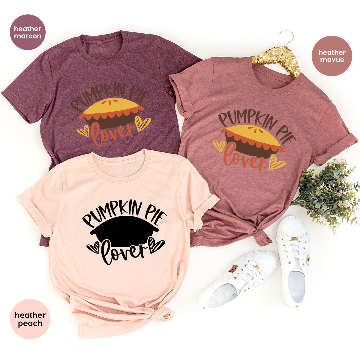 Kids Thanksgiving Shirts, Pumpkin Pie Graphic Tees, Gift for Her, Fall Crewneck Sweatshirt, Cute Toddler Clothes, Autumn Vneck T-Shirt