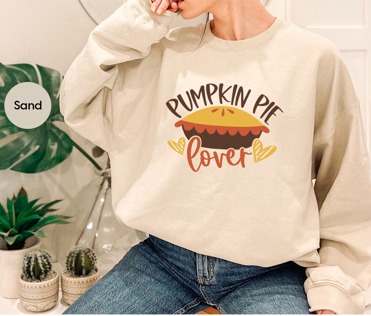 Kids Thanksgiving Shirts, Pumpkin Pie Graphic Tees, Gift for Her, Fall Crewneck Sweatshirt, Cute Toddler Clothes, Autumn Vneck T-Shirt