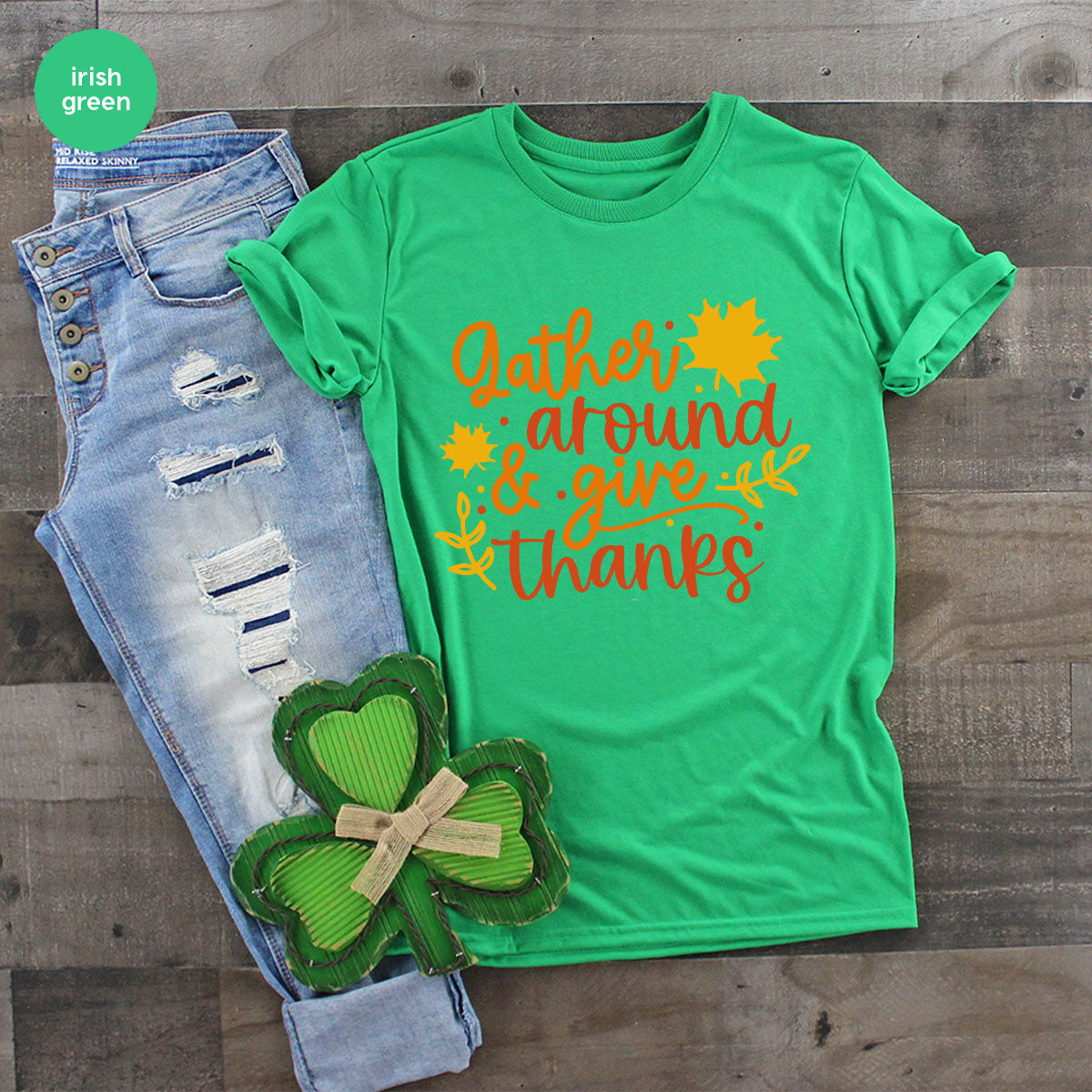 Thanksgiving Sweatshirts, Gifts for Family, Kids Fall Clothes, Leaves Graphic Tees, Autumn Toddler Outfits, Thankful Vneck TShirt