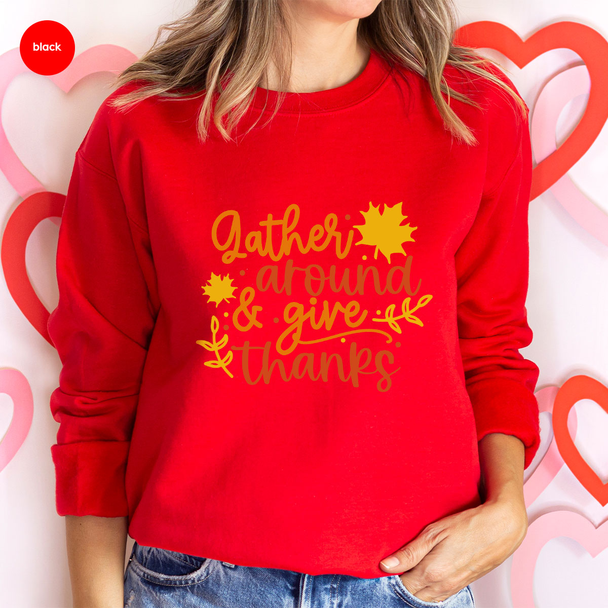 Thanksgiving Sweatshirts, Gifts for Family, Kids Fall Clothes, Leaves Graphic Tees, Autumn Toddler Outfits, Thankful Vneck TShirt