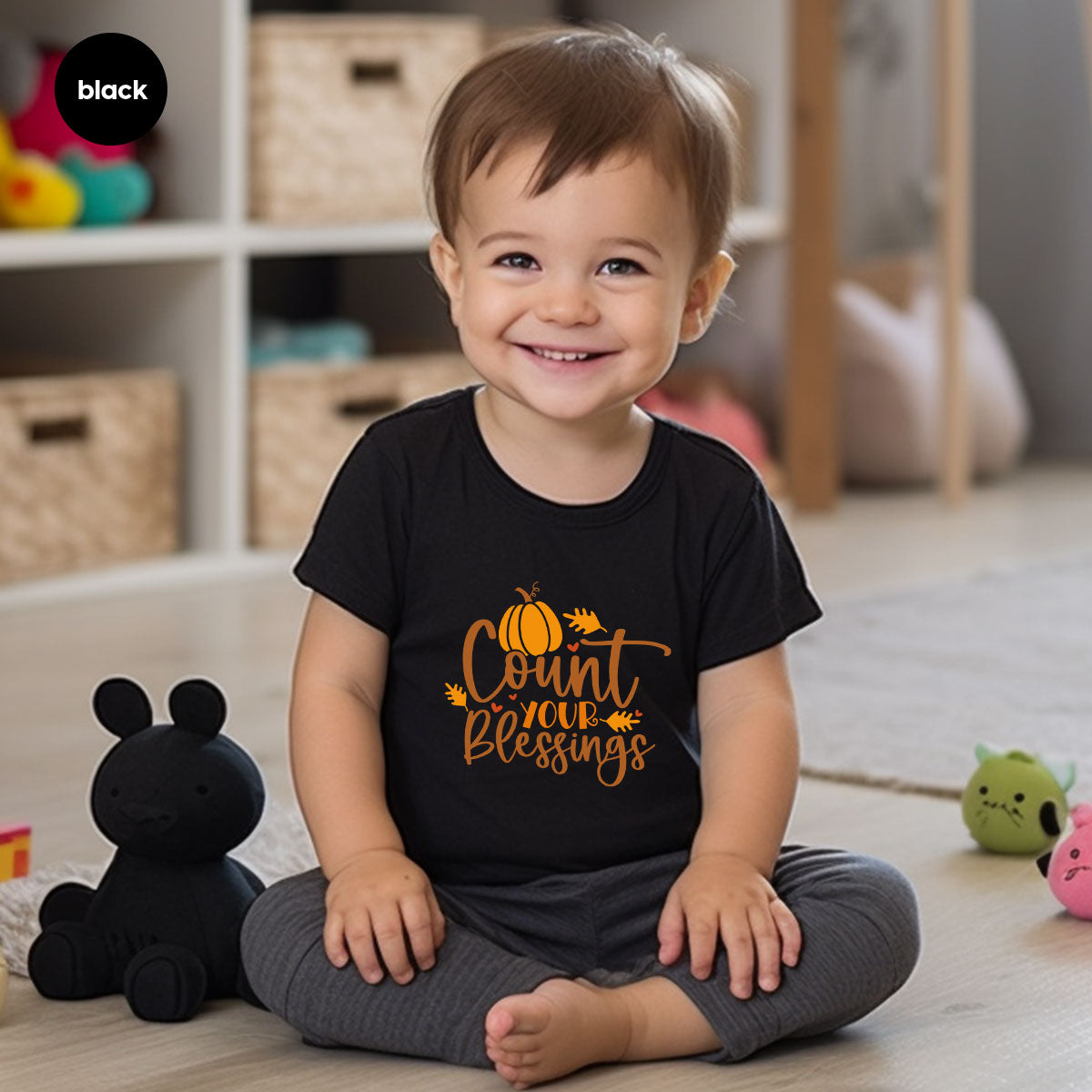 Cute Fall Outfit, Pumpkin Shirts, Gift for Her, Thanksgiving Clothing, Autumn Crewneck Sweatshirt, Blessed Vneck Tshirt, Leaves Graphic Tees