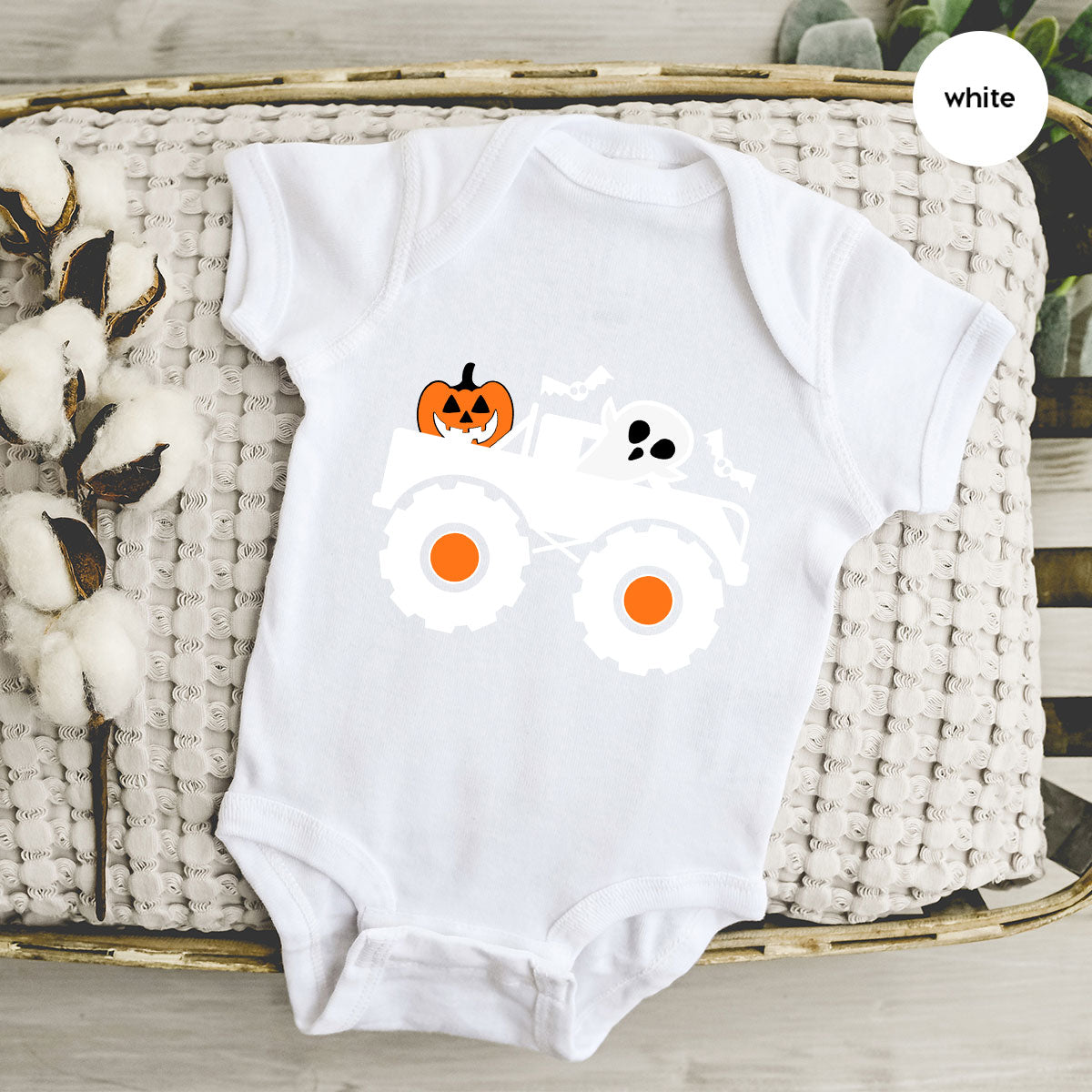 Kids Halloween Shirt, Halloween Gifts, Boys Truck T-Shirt, Ghost Outfit, Pumpkin Graphic Tees, Spooky Season Gifts, Toddler Clothes
