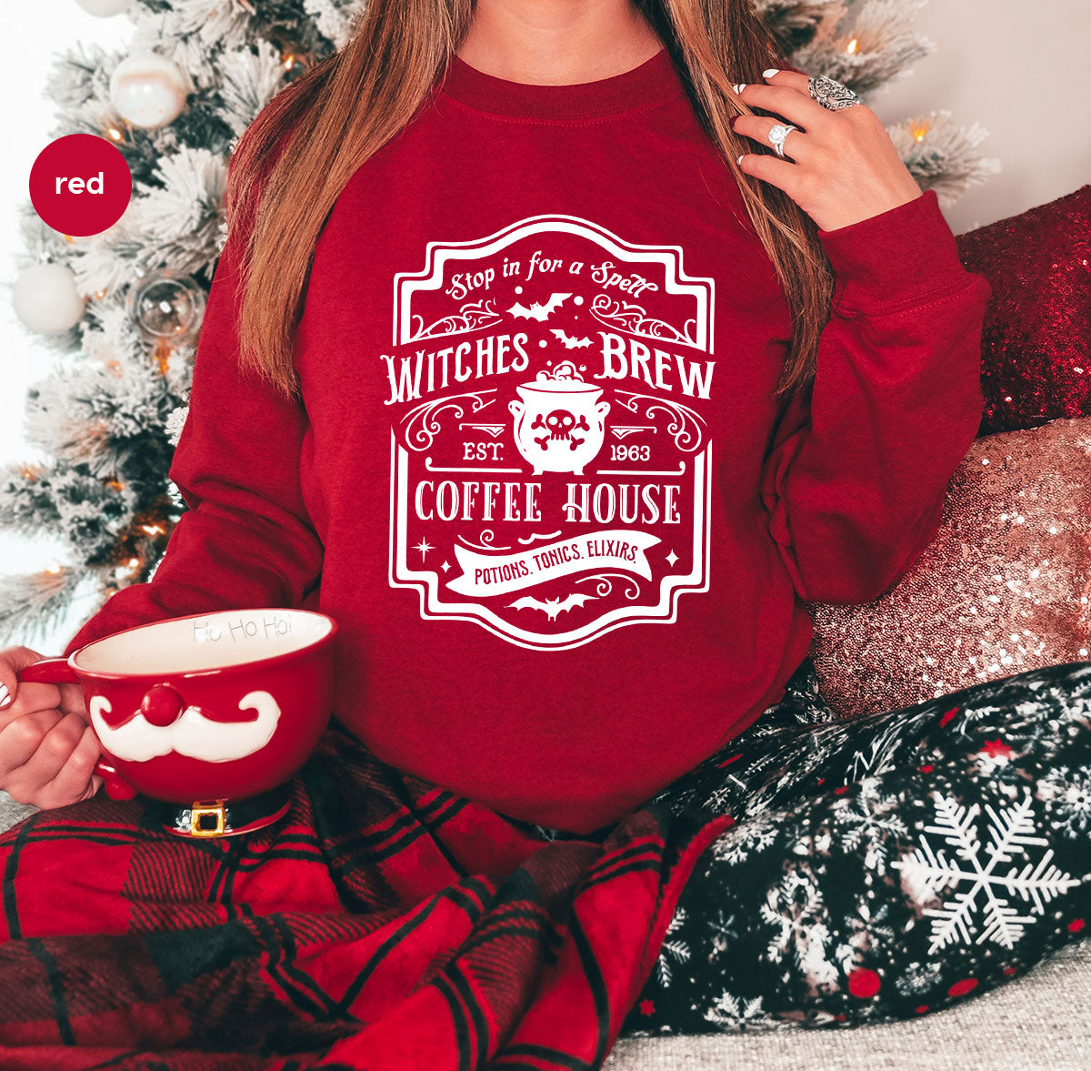 Halloween Shirt, Witchy Gifts, Spooky Season Tshirt, Spell Vneck T Shirt, Shirts for Women, Gifts for Her, Witch's Brew Graphic Tees