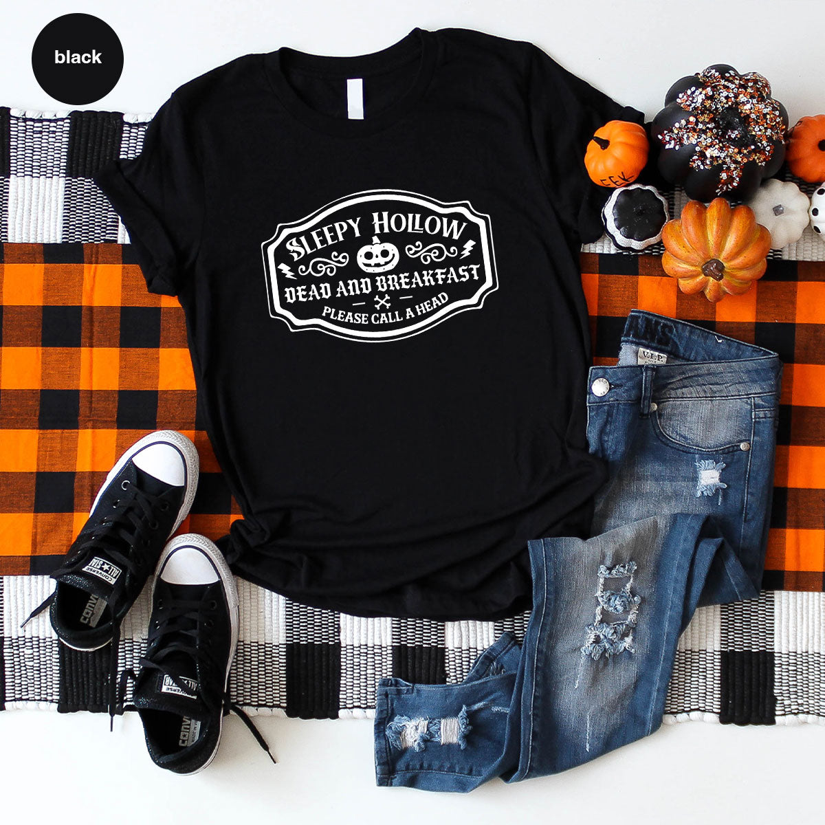 Halloween Sweatshirt, Pumpkin Graphic Tees, Funny Farmer Outfit, Gift for Her, Spooky Season Clothes, Cool Movie VNeck Shirt, Horror T-Shirt