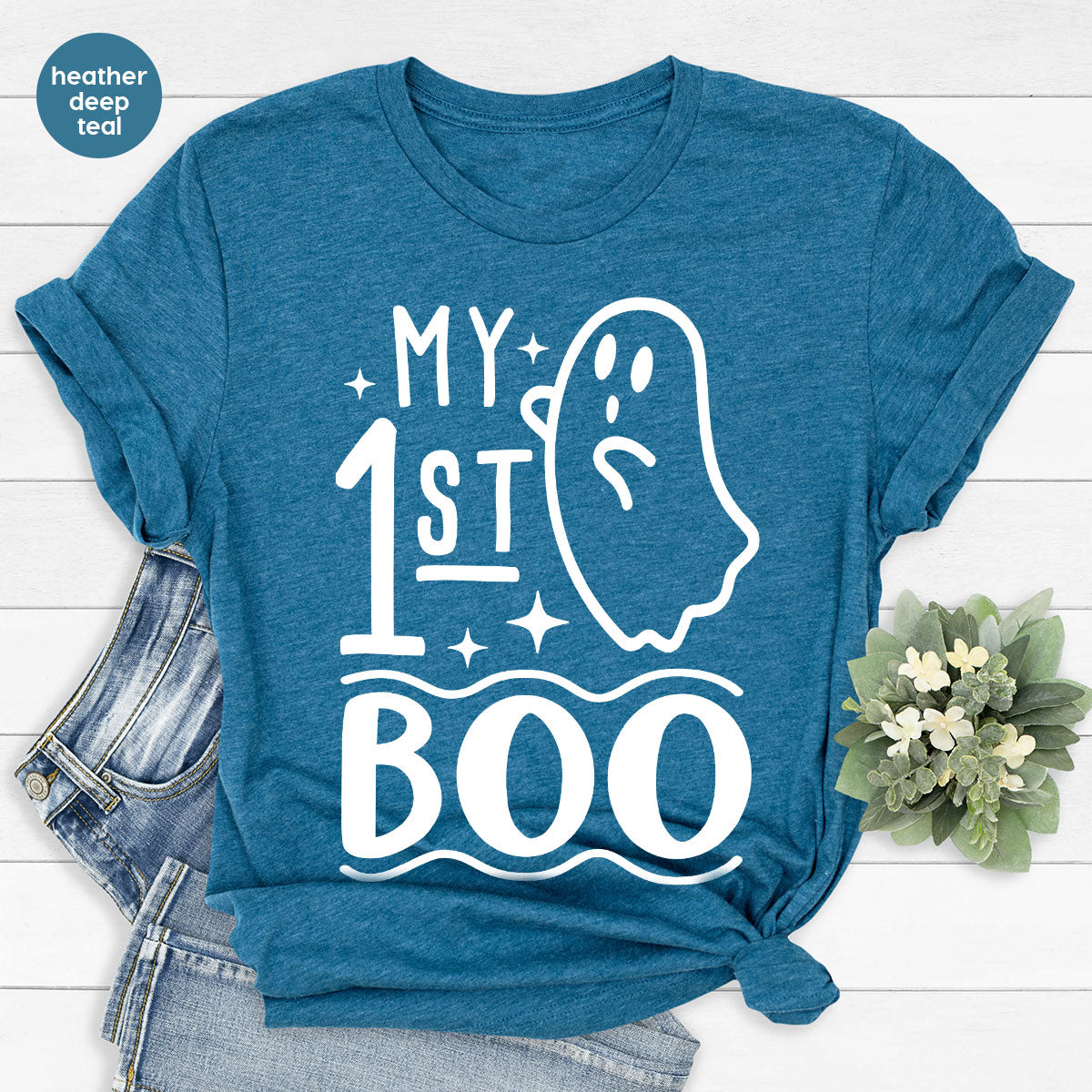 Halloween Baby Onesie®, Ghost Baby Clothes, Halloween Newborn Gifts, Spooky Season Kids Shirts, My First Boo T-Shirt, Baby Boy Bodysuit