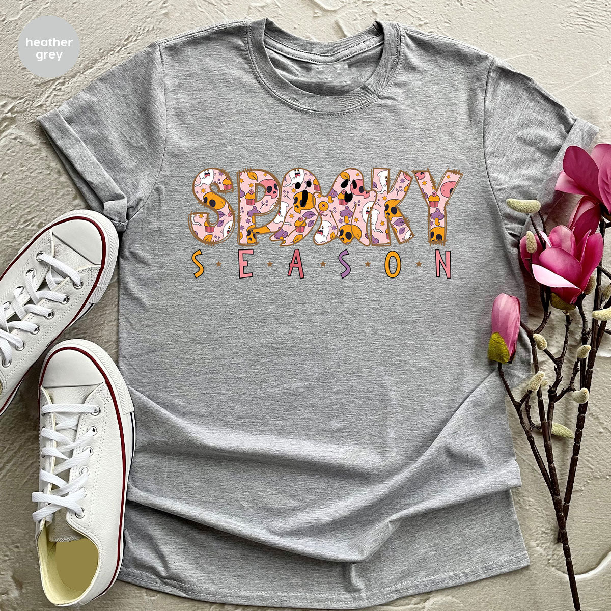 Ghost Graphic Tees, Cute Kid Halloween Shirt, Spooky Shirt