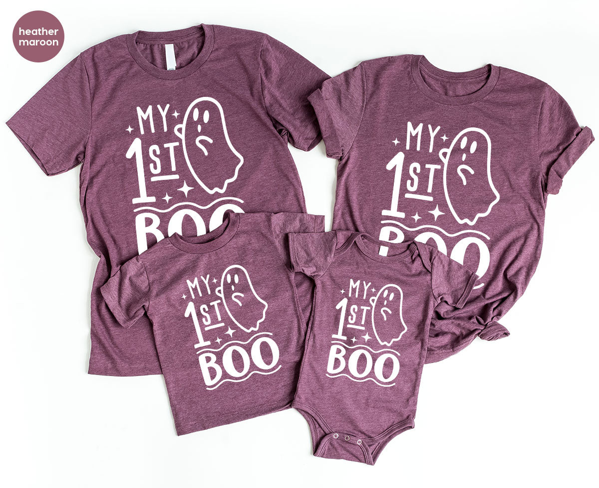 Halloween Baby Onesie®, Ghost Baby Clothes, Halloween Newborn Gifts, Spooky Season Kids Shirts, My First Boo T-Shirt, Baby Boy Bodysuit