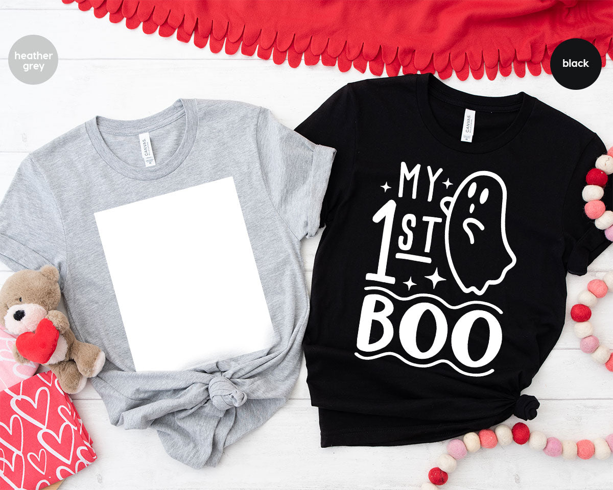 Halloween Baby Onesie®, Ghost Baby Clothes, Halloween Newborn Gifts, Spooky Season Kids Shirts, My First Boo T-Shirt, Baby Boy Bodysuit