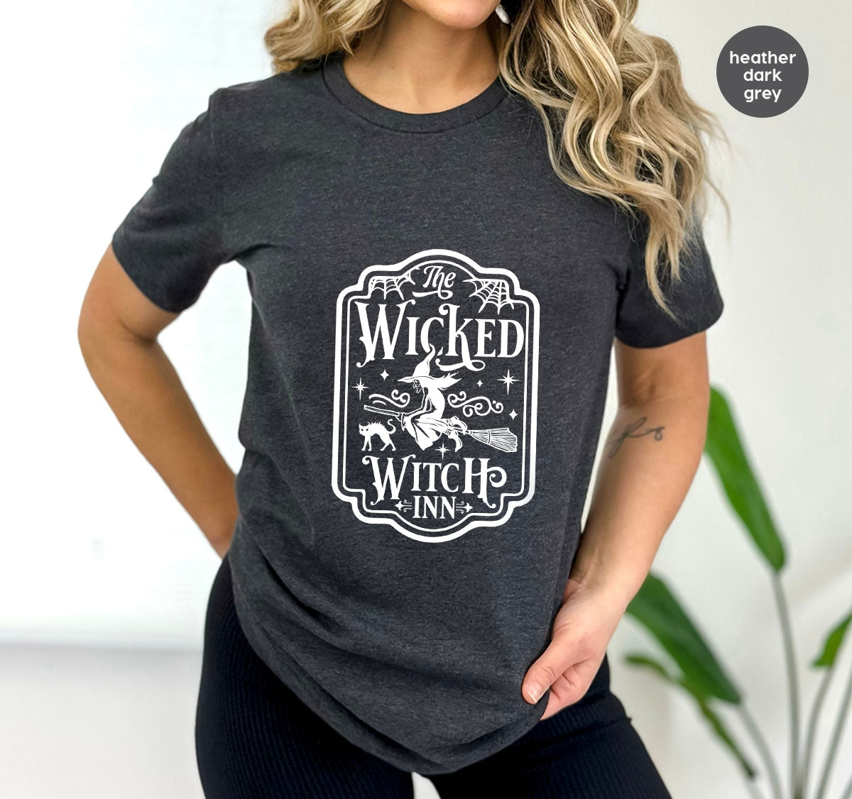 Witch Crewneck Sweatshirt, Halloween Shirts for Women, Funny Gift For Her, Spooky Season Party Tshirt, Witchy Graphic Tees