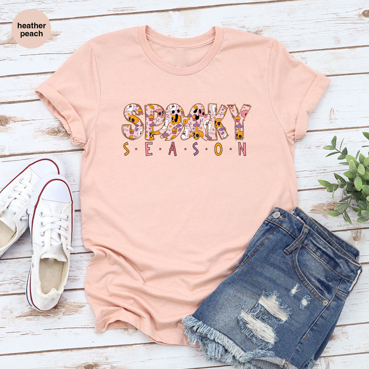 Ghost Graphic Tees, Cute Kid Halloween Shirt, Spooky Shirt