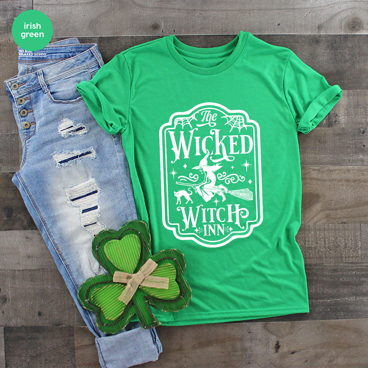 Witch Crewneck Sweatshirt, Halloween Shirts for Women, Funny Gift For Her, Spooky Season Party Tshirt, Witchy Graphic Tees