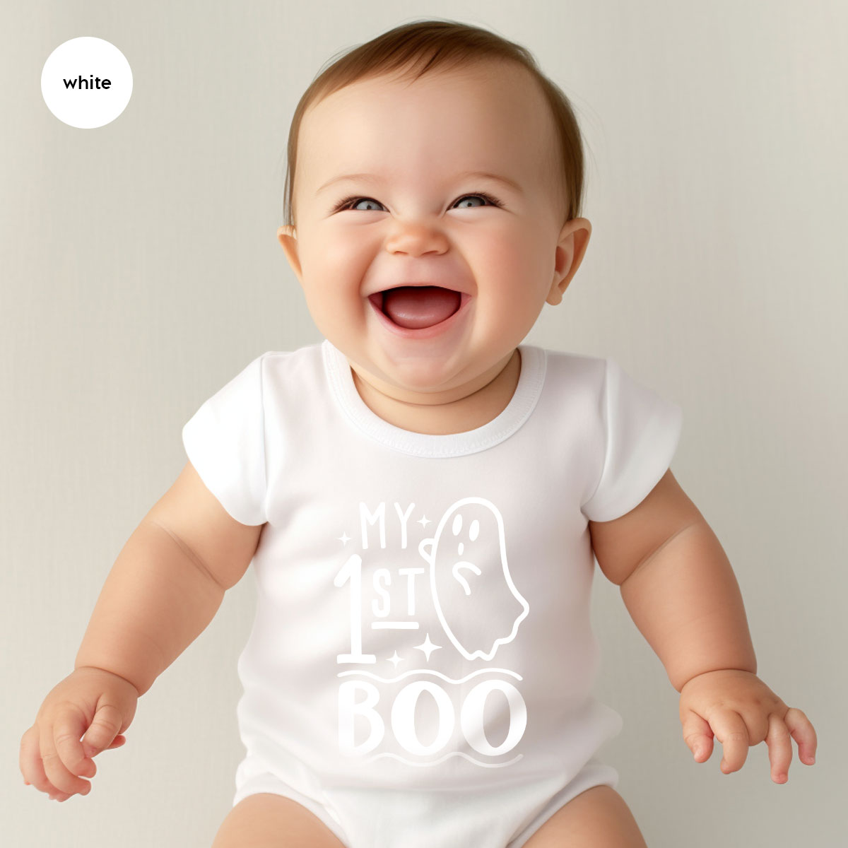Halloween Baby Onesie®, Ghost Baby Clothes, Halloween Newborn Gifts, Spooky Season Kids Shirts, My First Boo T-Shirt, Baby Boy Bodysuit