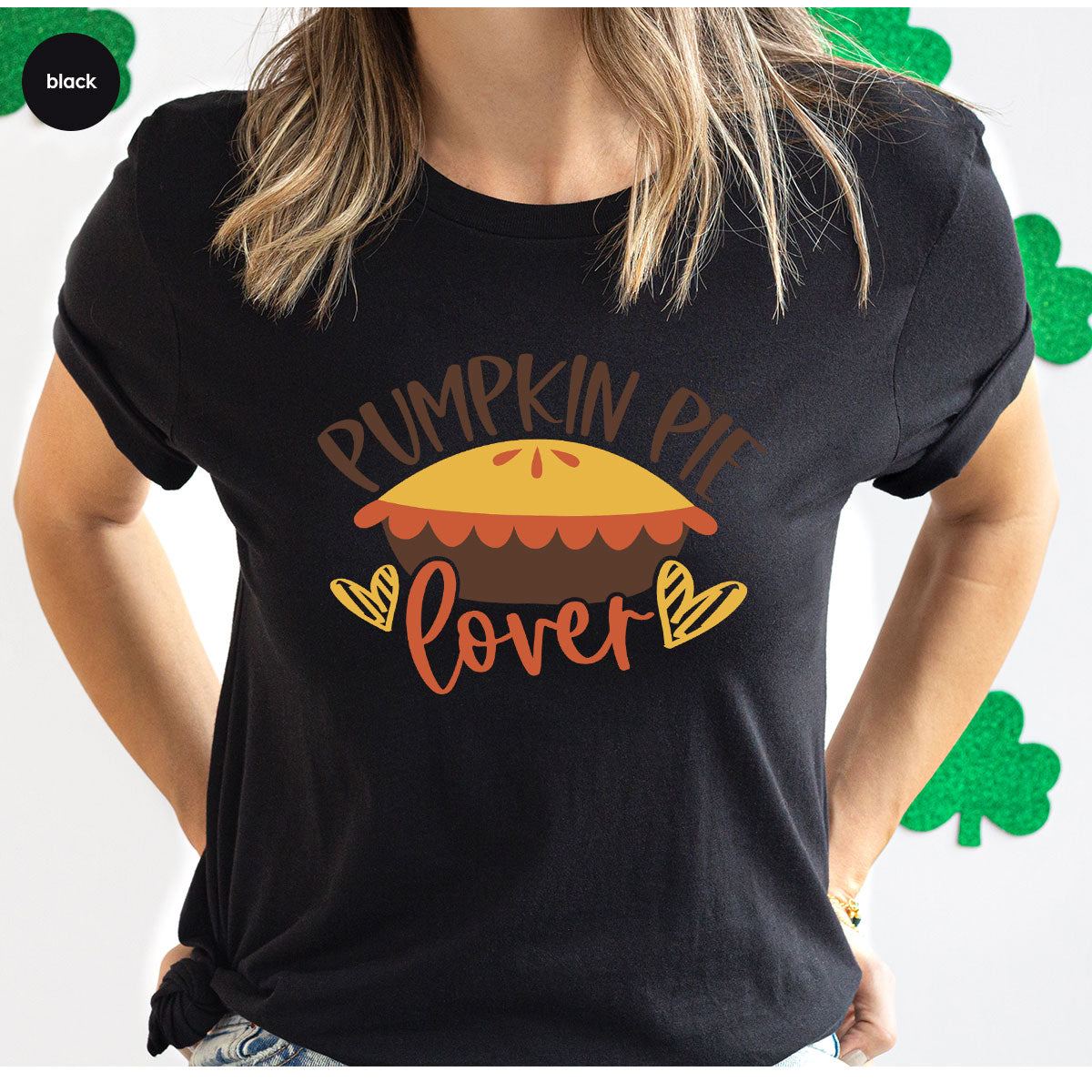 Kids Thanksgiving Shirts, Pumpkin Pie Graphic Tees, Gift for Her, Fall Crewneck Sweatshirt, Cute Toddler Clothes, Autumn Vneck T-Shirt