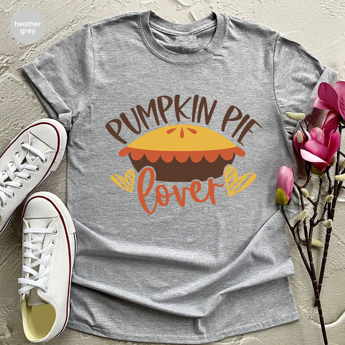 Kids Thanksgiving Shirts, Pumpkin Pie Graphic Tees, Gift for Her, Fall Crewneck Sweatshirt, Cute Toddler Clothes, Autumn Vneck T-Shirt