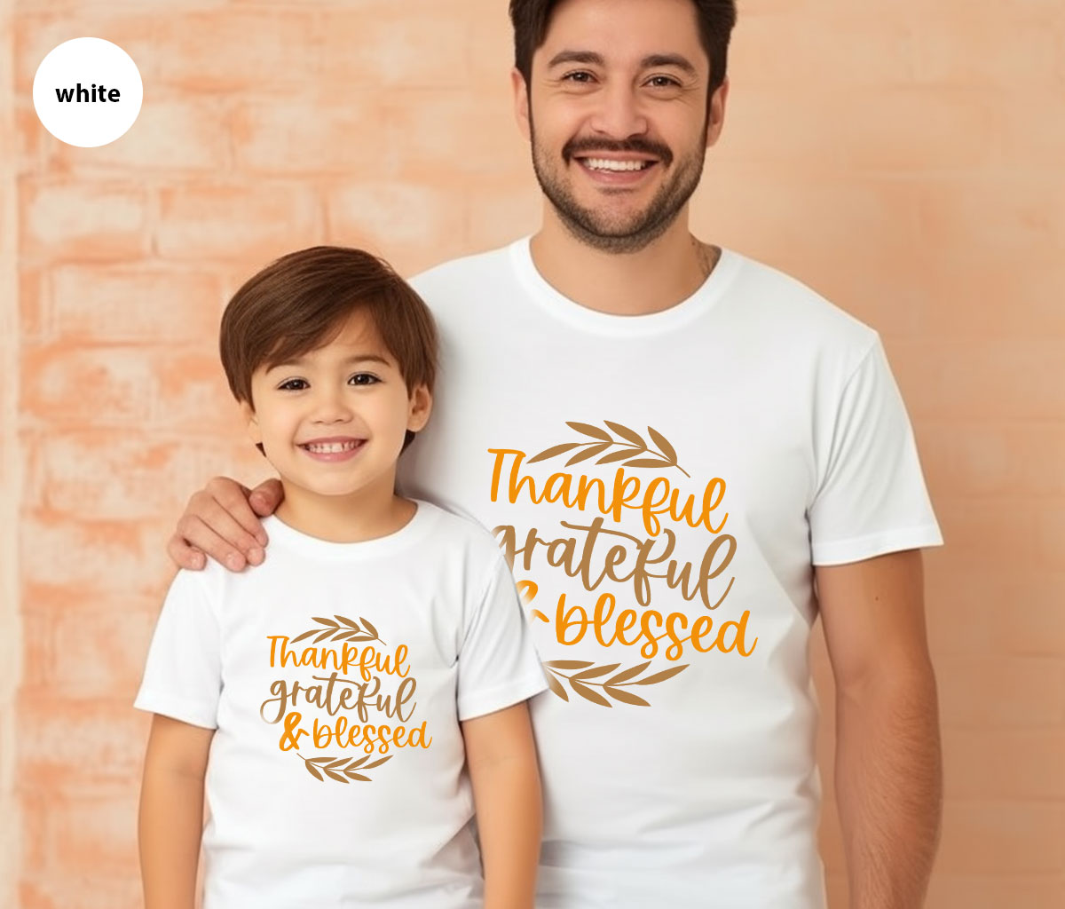 Fall Tshirt, Autumn Clothing, Gift for Her, Happy Thanksgiving Outfit, Leaves Graphic Tees, Thankful Grateful Blessed T-Shirt