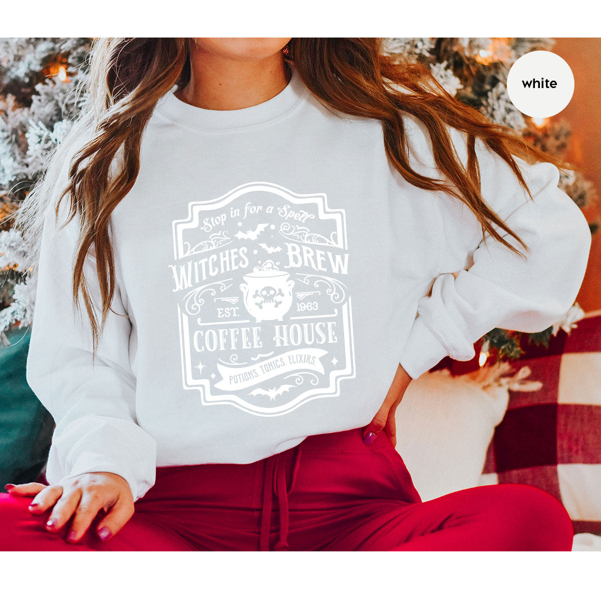 Halloween Shirt, Witchy Gifts, Spooky Season Tshirt, Spell Vneck T Shirt, Shirts for Women, Gifts for Her, Witch's Brew Graphic Tees