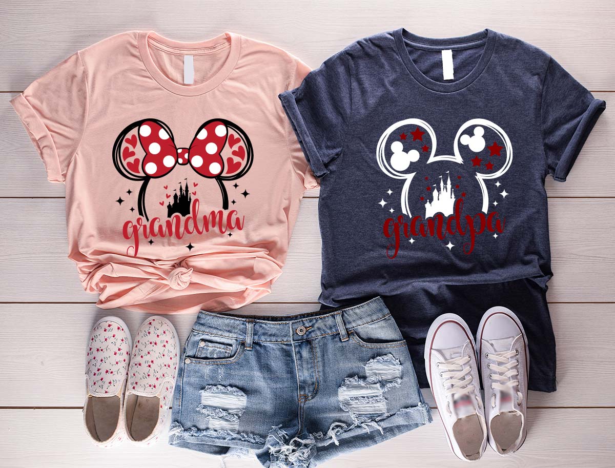 Custom Disney Family Shirts, Matching Disney Trip Shirts, Grandma