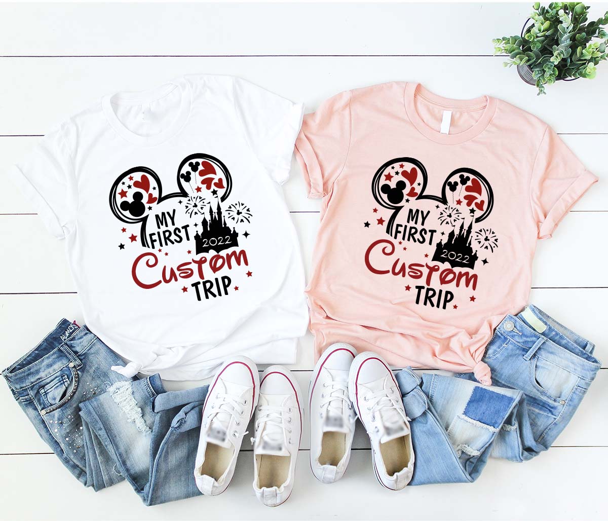 Custom Disney Trip 2023 Shirts, Disney Vacation Matching Family Shirts, Personalized Disney Sweatshirt, Disney Kids Gifts, Kids Mickey Tee