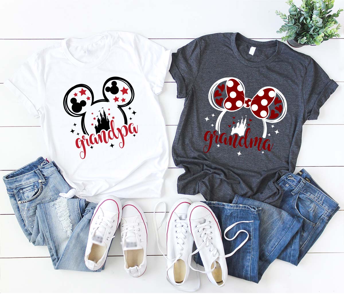 Custom Disney Family Shirts, Matching Disney Trip Shirts, Grandma Gift, Disney Vacation Tees, Disney Mickey Ears Shirt, Grandpa Gifts