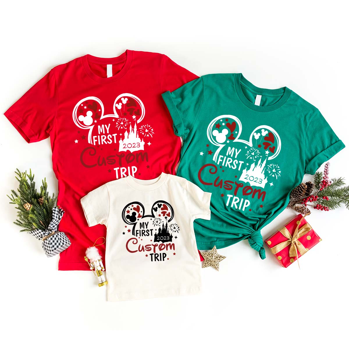 Custom Disney 2023 Shirts, Disney Trip Matching Family Tees, Customizable Disney Sweatshirt, Disney Vacation Gifts for Kids, Kids Mickey Tee