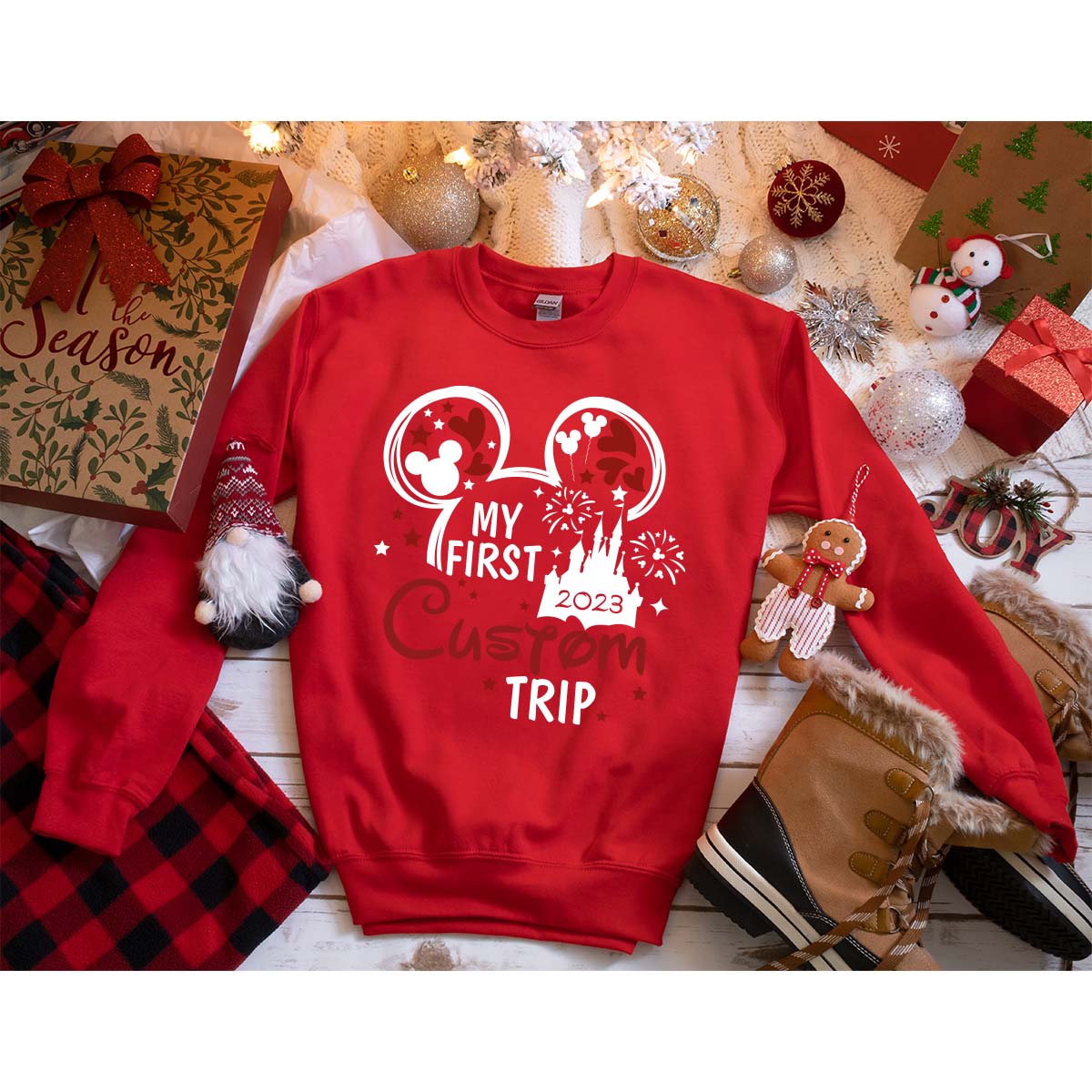 Custom Disney 2023 Shirts, Disney Trip Matching Family Tees, Customizable Disney Sweatshirt, Disney Vacation Gifts for Kids, Kids Mickey Tee