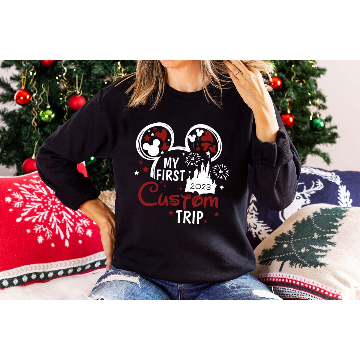 Custom Disney 2023 Shirts, Disney Trip Matching Family Tees, Customizable Disney Sweatshirt, Disney Vacation Gifts for Kids, Kids Mickey Tee