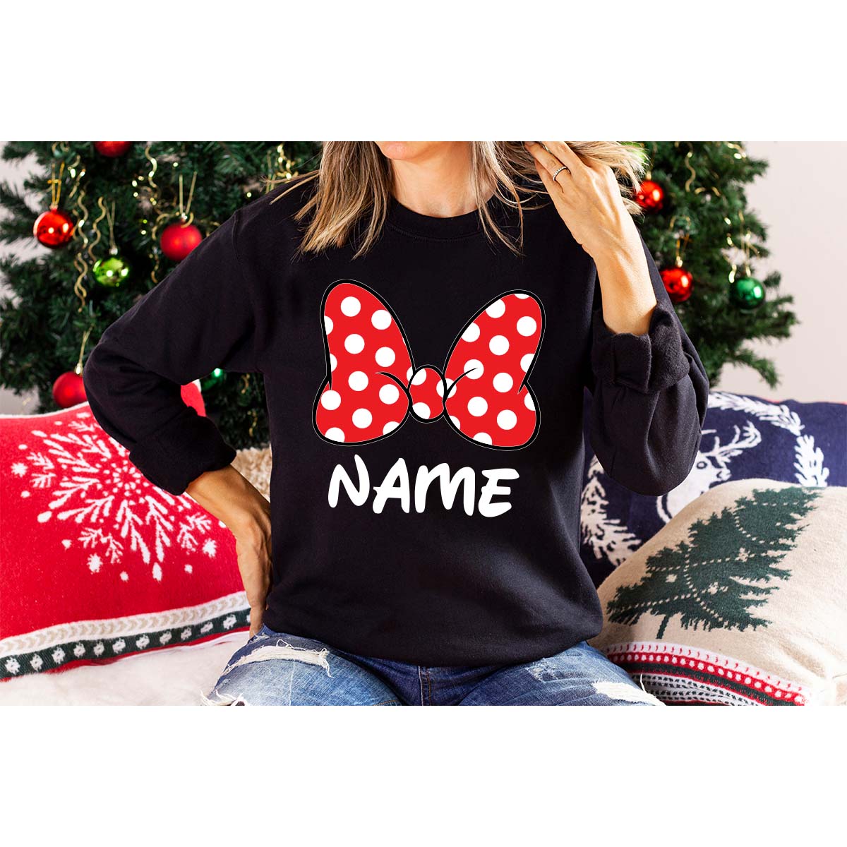 Custom Disney Family Trip Shirts, Christmas Disney Vacation Tees, Matching Disney Group Shirts, Disney Sweatshirt, Personalized Disney Gifts