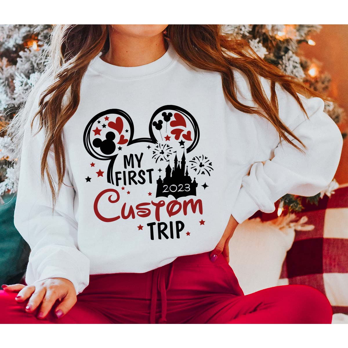 Custom Disney 2023 Shirts, Disney Trip Matching Family Tees, Customizable Disney Sweatshirt, Disney Vacation Gifts for Kids, Kids Mickey Tee