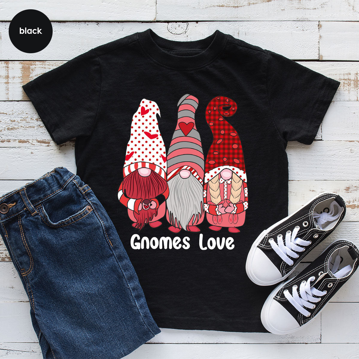 Gnomes Love Shirt, Love 4ever Shirt, Best Love T-Shirt, Valentine's Day Shirt 2023