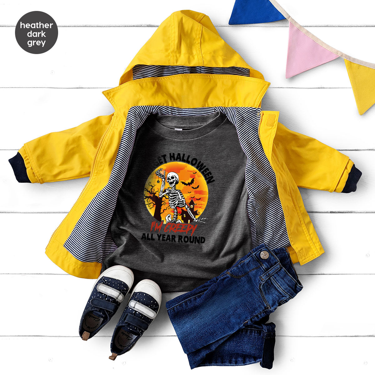 Halloween Creepy T-Shirt, Creepy Halloween Design, Creepy Halloween Tee