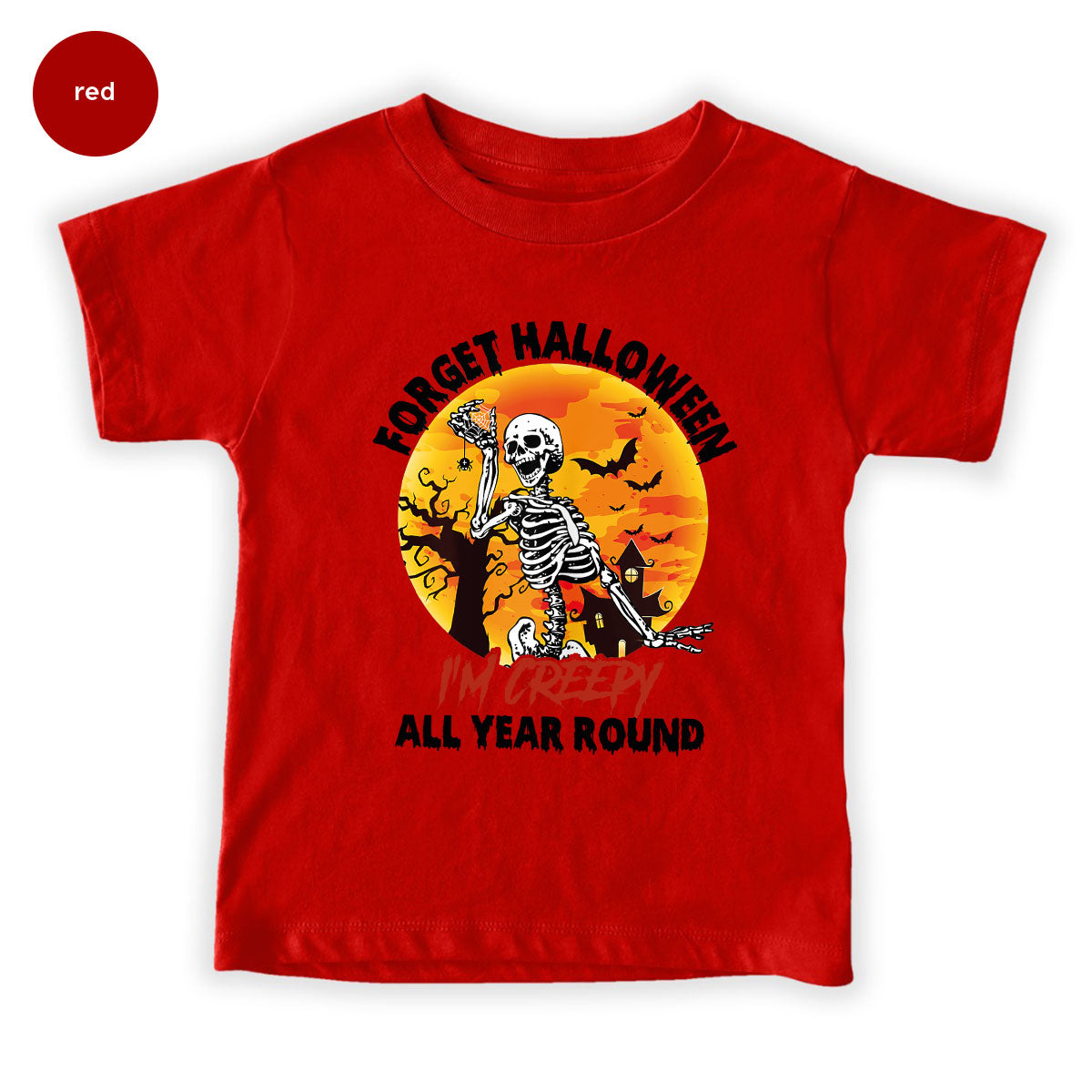 Halloween Creepy T-Shirt, Creepy Halloween Design, Creepy Halloween Tee