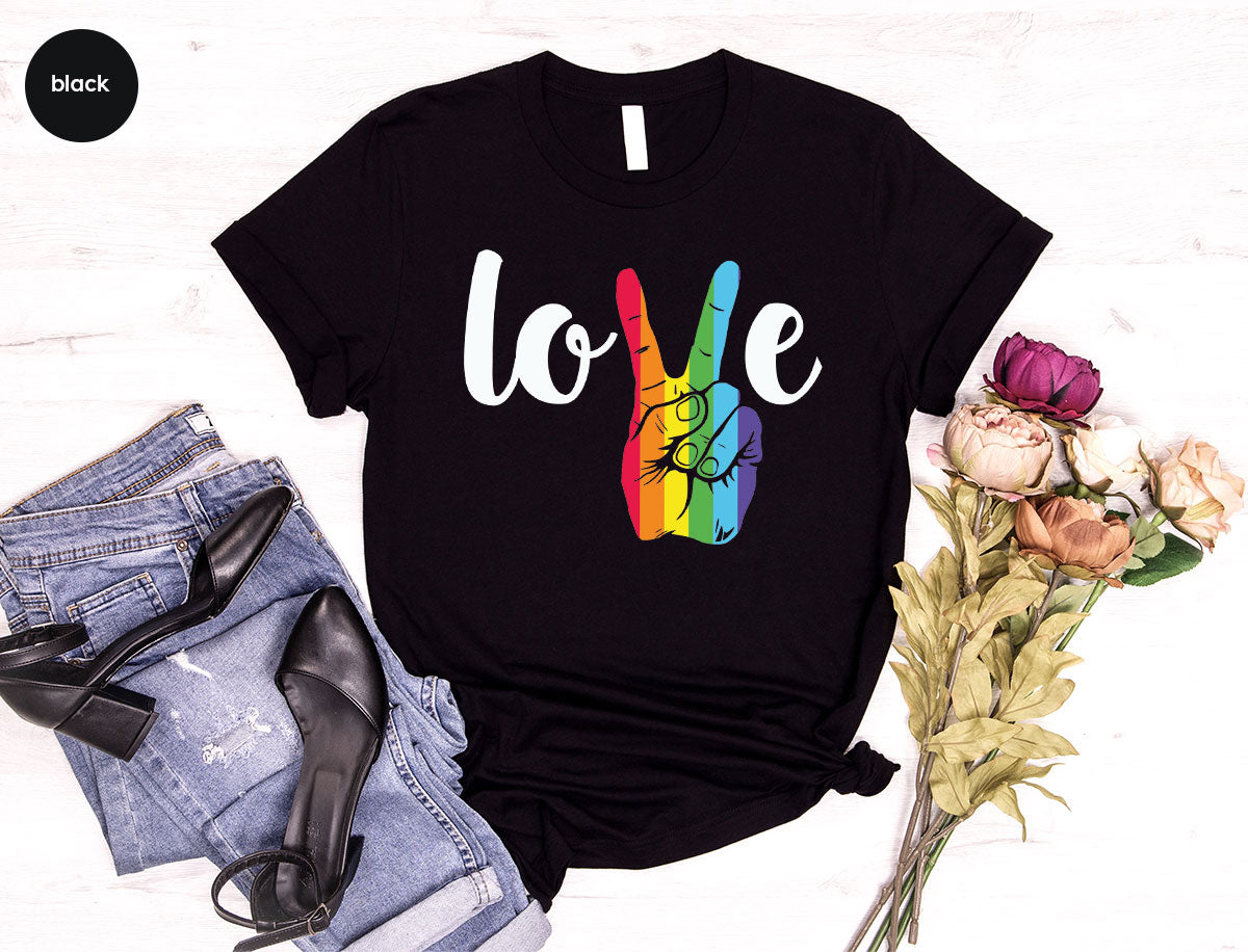 LGBT Love Shirt, LGBT Victory T-Shirt, Pride Tee, LGBT Glory Tee