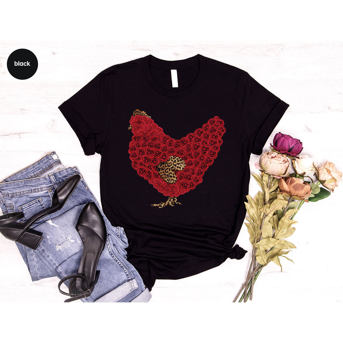 Heart of Chicken Shirt, Funny Valentine Day Gift, Special Gift for Feb 14