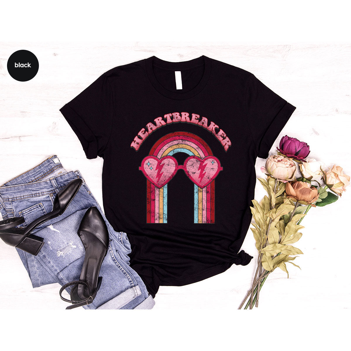 Heartbreaker Shirt, Anti Valentine's Day T-Shirt, Gift for Anti Love Shirt